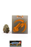 08889 - MARTIAN NWA 6963 Shergottite Meteorite 0.093 g Thin Section with Fusion Crust