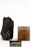 08932 -Top Rare NWA IMB Impact Melt Breccia Chondrite Meteorite Polished Section 1.83 g