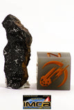 08933 -Top Rare NWA IMB Impact Melt Breccia Chondrite Meteorite Polished Section 1.64 g