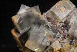 20855 - Top Pale Blue Fluorite Crystals on Matrix Hameda Fluorite Mine South Morocco