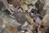 20855 - Top Pale Blue Fluorite Crystals on Matrix Hameda Fluorite Mine South Morocco
