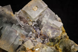 20855 - Top Pale Blue Fluorite Crystals on Matrix Hameda Fluorite Mine South Morocco