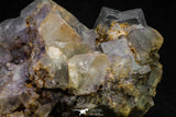 20855 - Top Pale Blue Fluorite Crystals on Matrix Hameda Fluorite Mine South Morocco