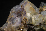 20855 - Top Pale Blue Fluorite Crystals on Matrix Hameda Fluorite Mine South Morocco