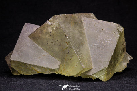20857 - Top Pale Blue Fluorite Crystals on Matrix Hameda Fluorite Mine South Morocco