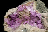 20859 - Pink Cobaltoan Calcite Crystals on Matrix - Bou Azzer Mine (South Morocco)