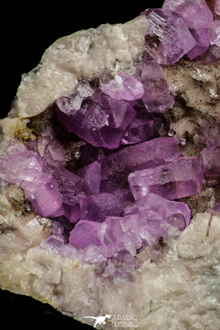 20859 - Pink Cobaltoan Calcite Crystals on Matrix - Bou Azzer Mine (South Morocco)