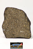 09017 -Top Beautiful NWA End Cut Polished Section of Chondrite Meteorite Type L3  26.8 g