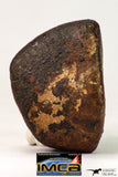 09021 - Complete Oriented NWA Unclassified Ordinary Chondrite Meteorite 155.1 g With Fusion Crust
