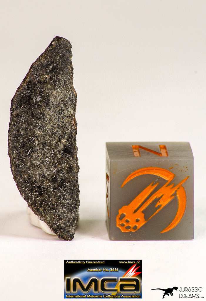 09027 - Top Beautiful NWA Unclassified Ordinary Chondrite H6 Meteorite 1.3 g