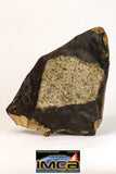 09028 - Almost Complete Oriented NWA Unclassified Ordinary Chondrite Meteorite with Fresh Fusion Crust 646g