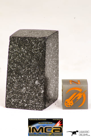 09060 - Top Beautiful NWA Cut and Polished Enstatite Chondrite EL6 30.5 g Geometric Shape