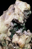 20932 - Beautiful Malachite Crystals on Barite Matrix - Taouz Barite Mines (Morocco)