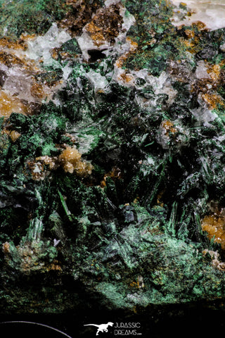 20933 - Beautiful Malachite Crystals on Barite Matrix - Taouz Barite Mines (Morocco)