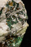 20933 - Beautiful Malachite Crystals on Barite Matrix - Taouz Barite Mines (Morocco)