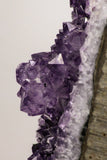09104 - Beautiful Purple Natural Amethyst Geode Minas Gerais District - Brazil