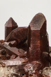 09110 - Top Beautiful 3.59 Inch Natural Red Iron-Oxide Coated Quartz Crystals Cluster