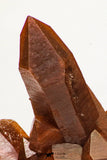 09111 - Top Beautiful 3.83 Inch Natural Red Iron-Oxide Coated Quartz Crystals Cluster