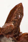 09111 - Top Beautiful 3.83 Inch Natural Red Iron-Oxide Coated Quartz Crystals Cluster