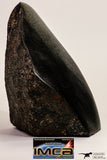 09161 - Top Rare Museum Grade NWA Polished Enstatite Chondrite EL6 2500 g With Fusion Crust