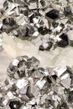 09167 - Top Beautiful 2.43 Inch Galena Crystals + Quartz Crystals - Alnif, South Morocco