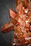 20078 - Top Beautiful 3.83 Inch Natural Red Iron-Oxide Coated Quartz Crystals Cluster
