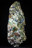 21193 - Beautiful Azurite Cristals + Malachite Cristals in Quartz Matrix - Alnif (South Morocco)
