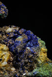 21194 - Beautiful Azurite Cristals + Malachite Cristals in Quartz Matrix - Alnif (South Morocco)