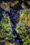 21194 - Beautiful Azurite Cristals + Malachite Cristals in Quartz Matrix - Alnif (South Morocco)