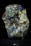 21195 - Beautiful Azurite Cristals + Malachite Cristals + Pyrite Crystals in Quartz Matrix - Alnif (South Morocco)