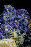 21196 - Beautiful Azurite Cristals + Malachite Cristals + Pyrite Crystals in Quartz Matrix - Alnif (South Morocco)