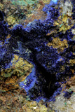21197 - Beautiful Azurite Cristals + Malachite Cristals + Pyrite Crystals in Quartz Matrix - Alnif (South Morocco)
