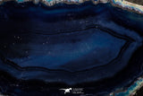 07310 -  Extremely Beautiful 3.59 Inch Brazilian Agate Slice (Chalcedony Geode Section)