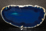 07312 -  Extremely Beautiful 3.32 Inch Brazilian Agate Slice (Chalcedony Geode Section)