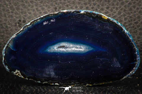 07313 -  Extremely Beautiful 2.94 Inch Brazilian Agate Slice (Chalcedony Geode Section)