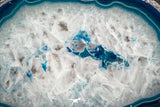 07317 -  Extremely Beautiful 3.30 Inch Brazilian Agate Slice (Chalcedony Geode Section)