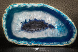 07318 - Top Rare 3.36 Inch Brazilian Agate Slice (Chalcedony Geode Section)