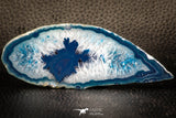 07321 -  Extremely Beautiful 3.99 Inch Brazilian Agate Slice (Chalcedony Geode Section)