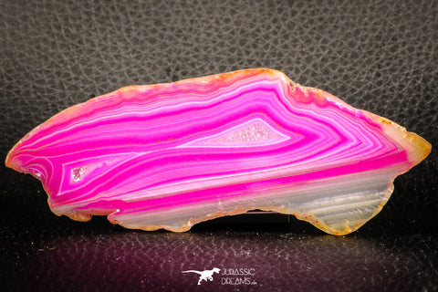 07322 -  Extremely Beautiful 4.31 Inch Brazilian Agate Slice (Chalcedony Geode Section)
