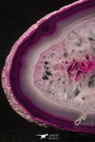 20249 -  Extremely Beautiful 6.08 Inch Brazilian Agate Slice (Chalcedony Geode Section)