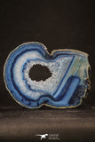 20250 -  Extremely Beautiful 5.30 Inch Brazilian Agate Slice (Chalcedony Geode Section)