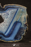 20250 -  Extremely Beautiful 5.30 Inch Brazilian Agate Slice (Chalcedony Geode Section)