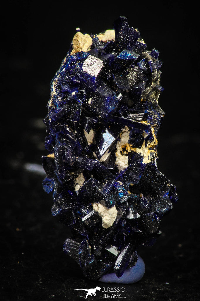 08339 - Beautiful Deep Blue Azurite Crystals - Kerrouchen mine (Morocco)