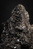 08342 - Beautiful 85.6 Inch Fibrous Black Arfvedsonite with Feldspar - Morocco