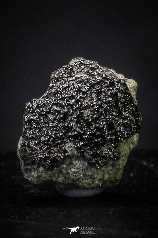 21370 - Top Rare "Tissint" MARTIAN Shergottite Meteorite 0,078 g with Fusion Crust