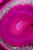 20385 -  Extremely Beautiful 5.27 Inch Brazilian Agate Slice (Chalcedony Geode Section)