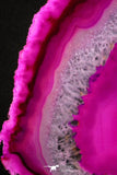 20385 -  Extremely Beautiful 5.27 Inch Brazilian Agate Slice (Chalcedony Geode Section)