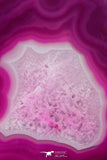 20386 -  Extremely Beautiful 4.67 Inch Brazilian Agate Slice (Chalcedony Geode Section)