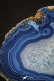 20391 -  Extremely Beautiful 5.88 Inch Brazilian Agate Slice (Chalcedony Geode Section)