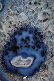 20393 -  Extremely Beautiful 4.79 Inch Brazilian Agate Slice (Chalcedony Geode Section)